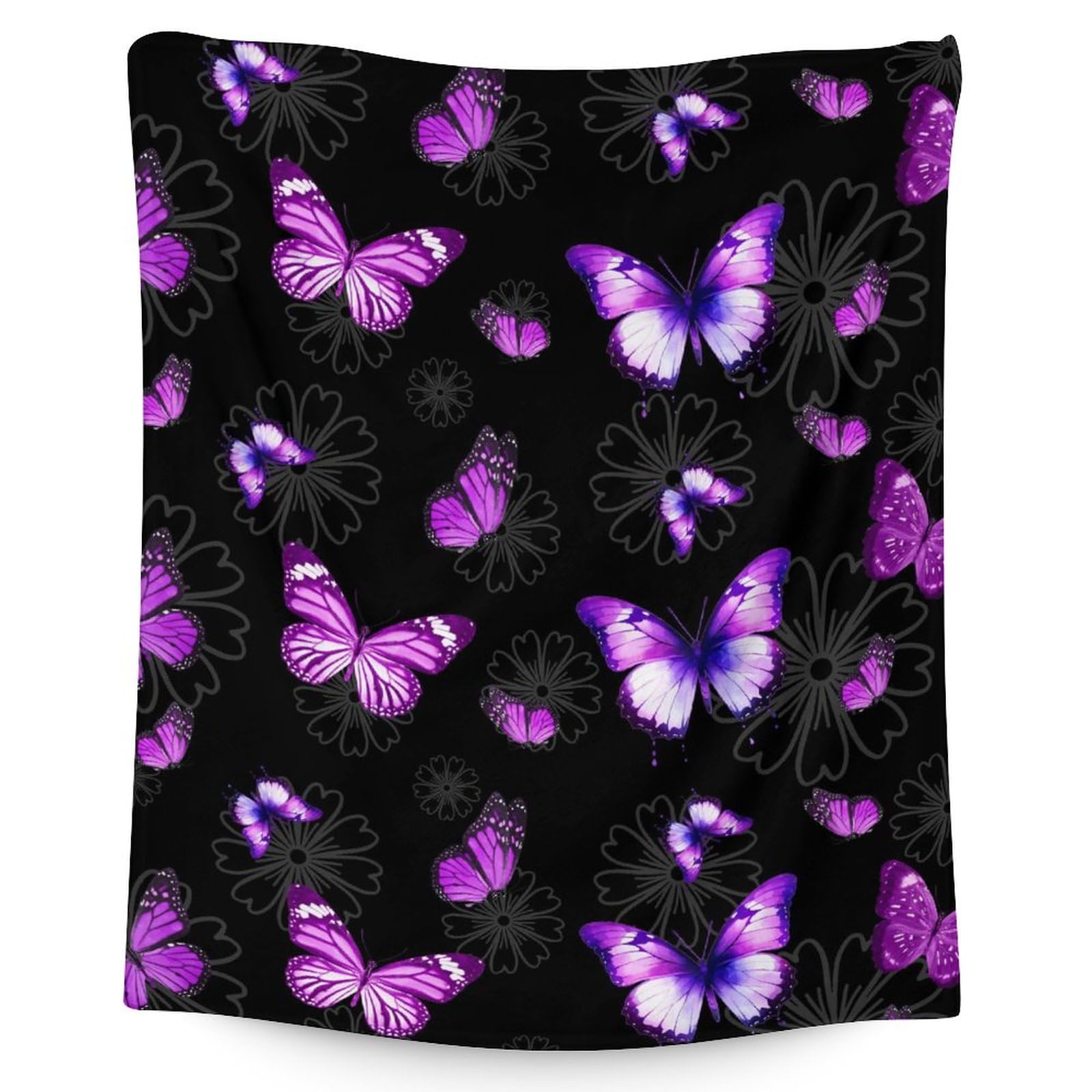 Girls Butterfly Blanket Gifts - Soft Cozy Butterfly Blankets for Girls - 40
