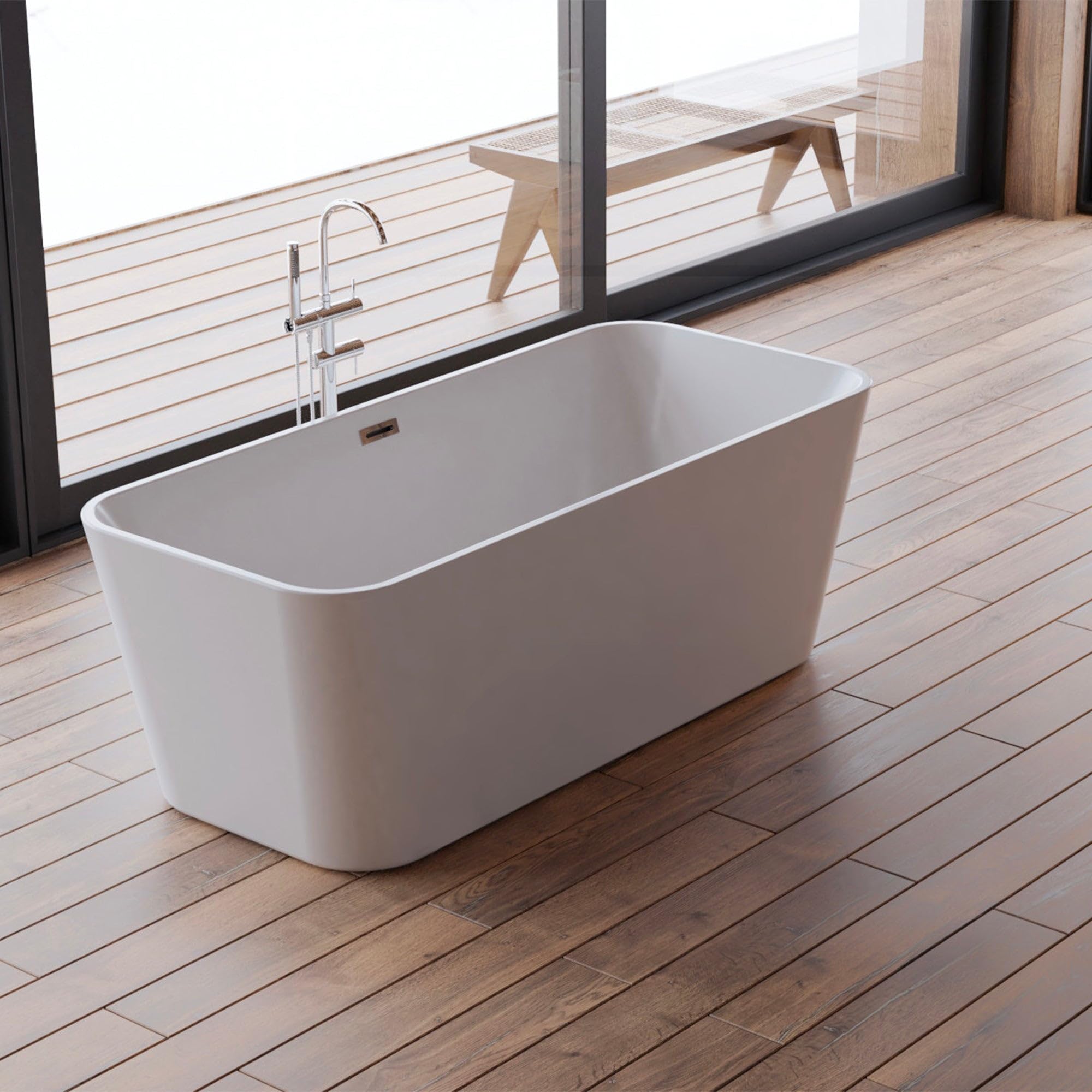 SPALINA Stellar - Vasca freestanding rettangolari L 170 x l 75 cm