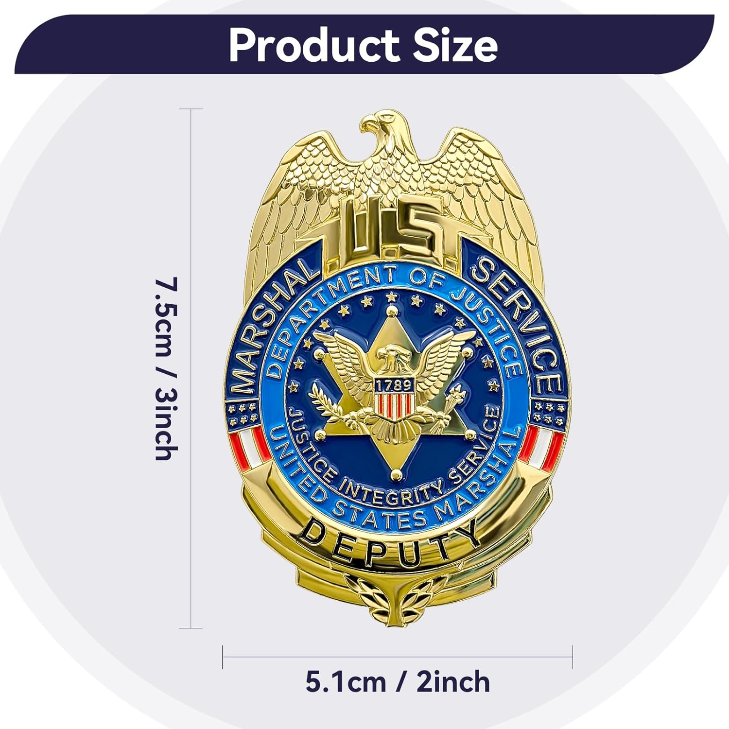 豪華なバッジ ドレスアップとコスプレ用 エナメル&amp;メッキ キャッチデザイン ニッケル真鍮 豪華なシールドバッジ ギフトボック