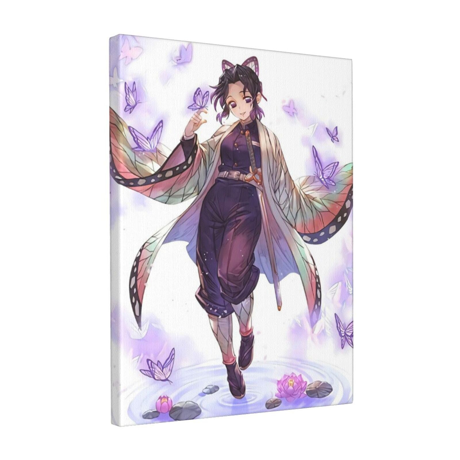 鬼滅の刃　胡蝶しのぶ　ビジュアルアートパネル Amazon.co.jp: アートパネル 鬼滅 胡蝶しのぶ 人気アニメ