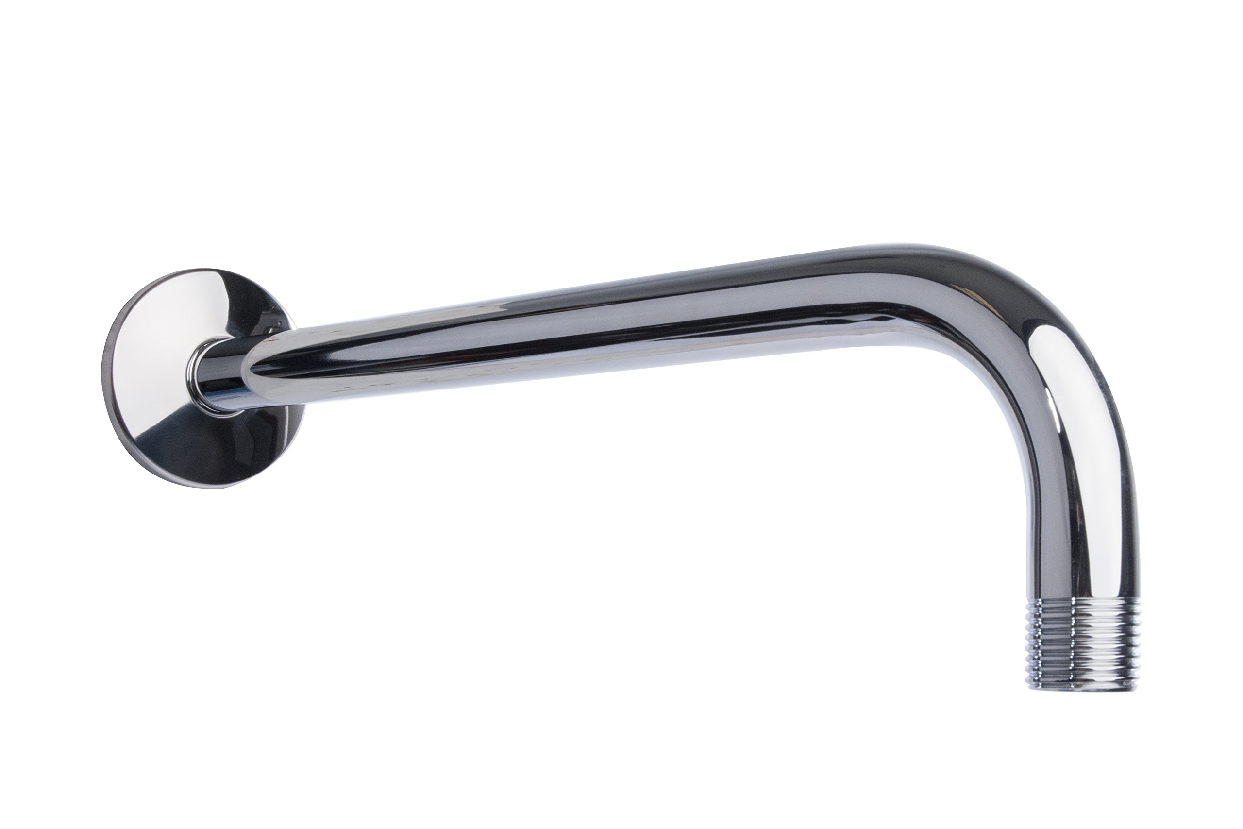 LDR Industries Maya 2413 L-förmiger Duscharm - 12 Zoll Verlängerung Für Regendusche, Poliertes Chrom
