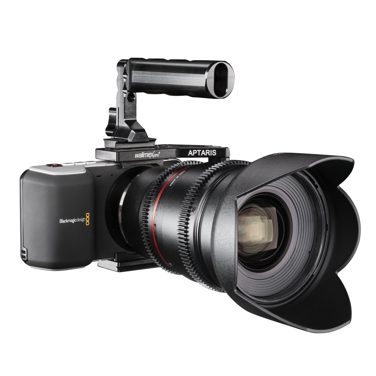 Walimex Pro Aptaris Black Magic Pocket Camera Support cage ajustable pour Caméscope