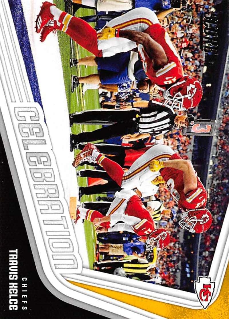 2018 Score Celebration #4 Travis Kelce Kansas City Chiefs Football Card