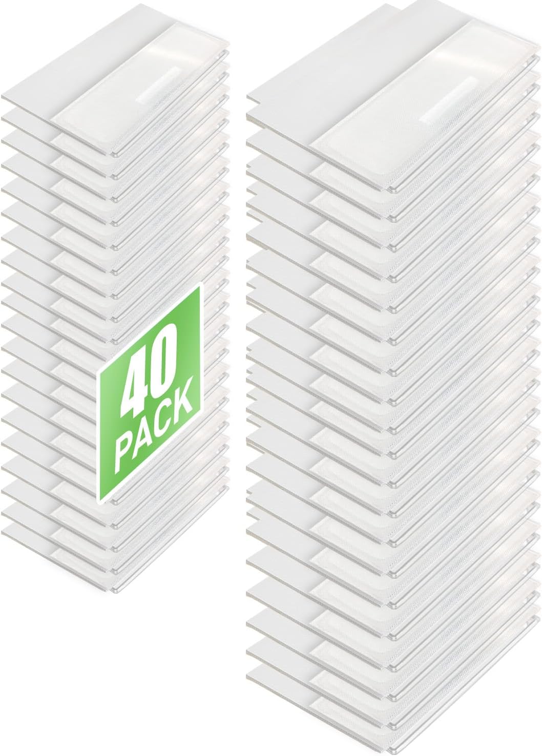 GuanQiao 40 Pack Shark VacMOP Pad Refills for VM252/VM250/VM200