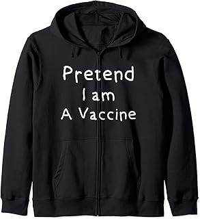 Halloween Costume Pretend I Am A Vaccine Zip Hoodie