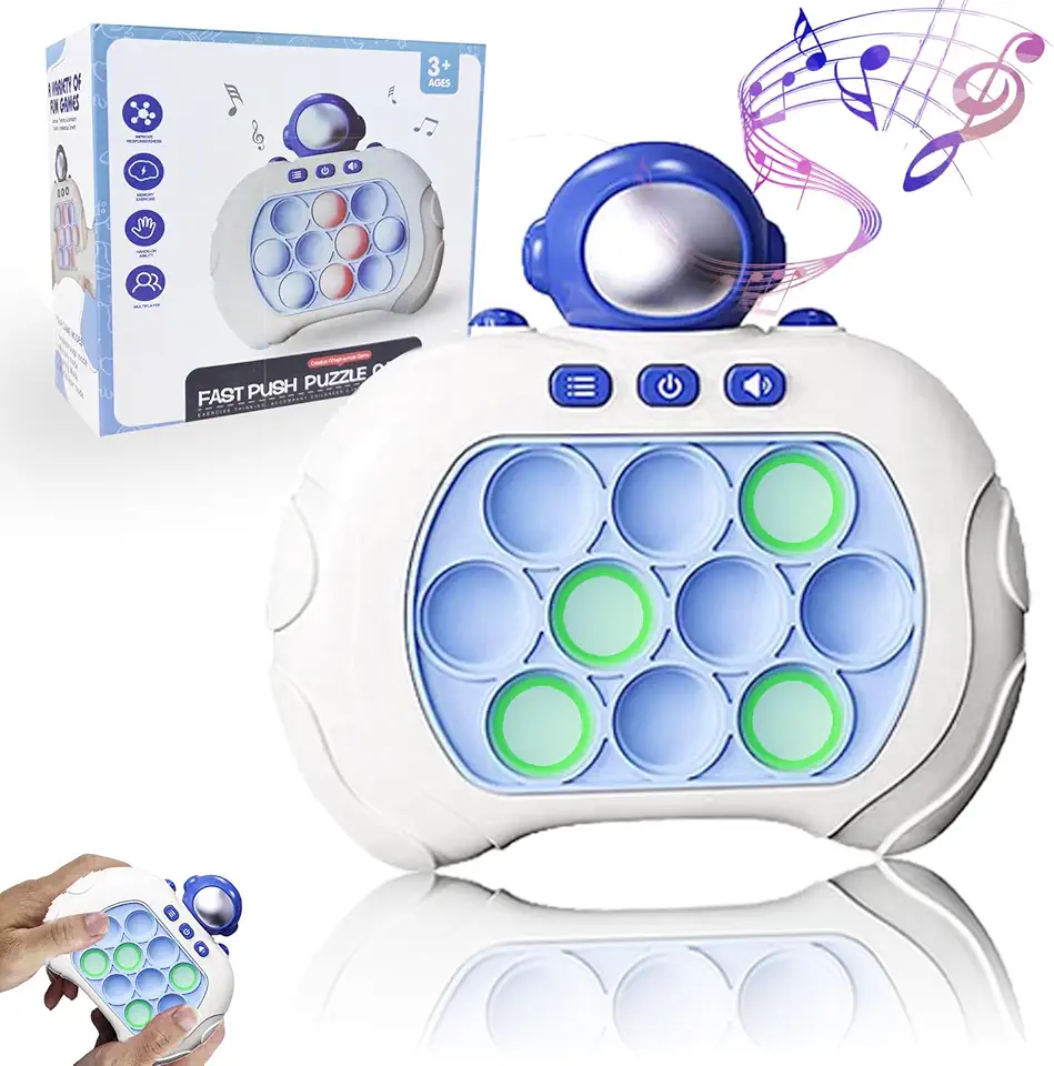 Pop It brinquedos eletrónicos Quick Push Pop It eletrónico, brinquedos Popit jogos, brinquedos infantis, brinquedos autismo, Sensory Fidget Toys jogos presentes para meninos e meninas