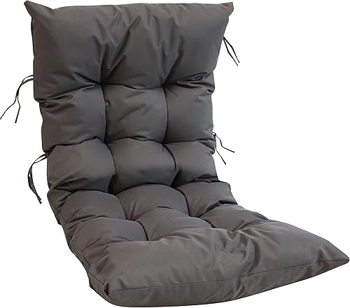 Sunnydaze Reemplazo de cojín para silla de huevo para exteriores, relleno de polipropileno acogedor, para patio, patio trasero o porche delantero,