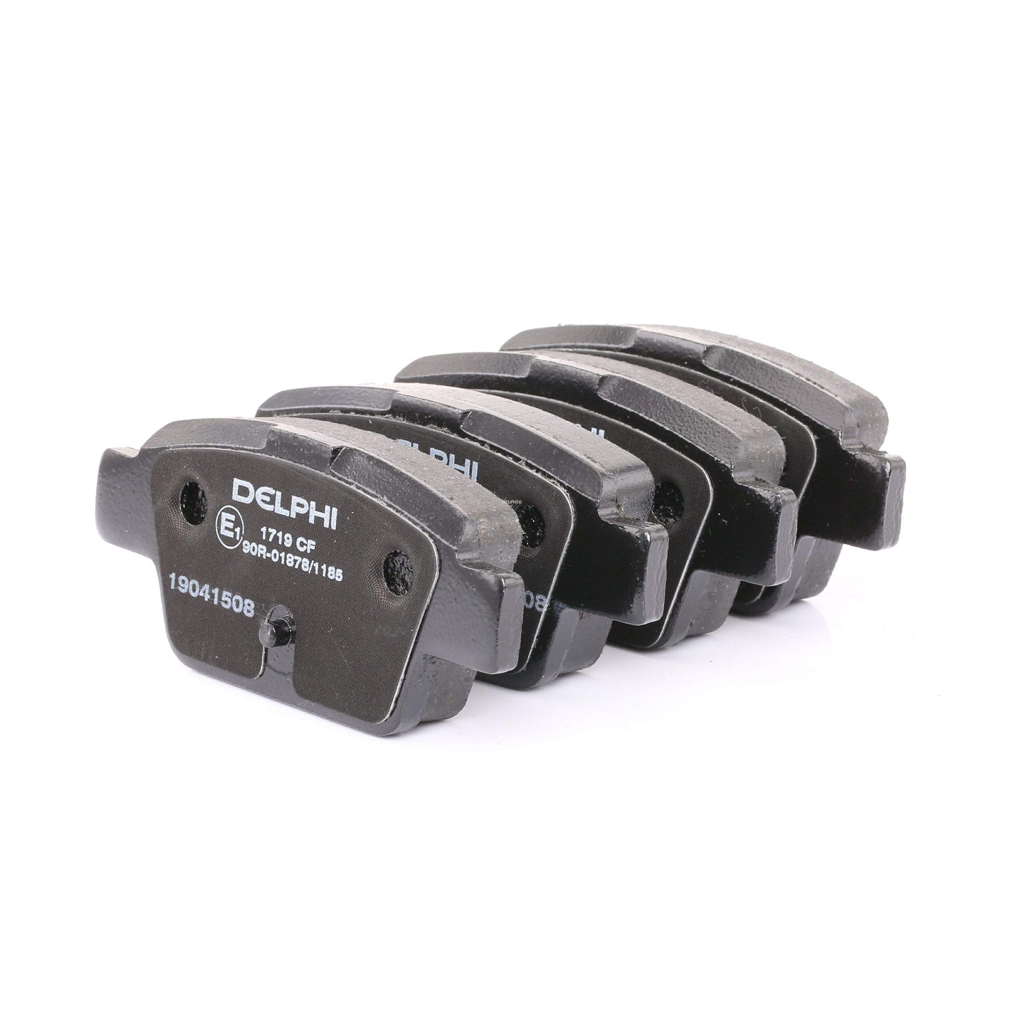 Delphi Kit Pastiglie Freni Posteriore Non Predisposto Per Visualizzazione Avviso Usura Con Accessori LP1719-image
