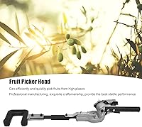 Vista 2 de Recolector de frutas, 1.024 in, 9 dientes, recogedor de residuos de aleación de aluminio, máquina de recogedor de aceitunas, herramienta ligera