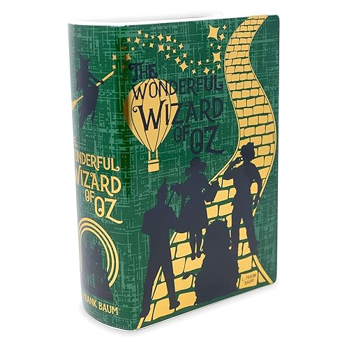 Steel Mill & Co Original Large Book-Shaped Decorative Vase, Ceramic