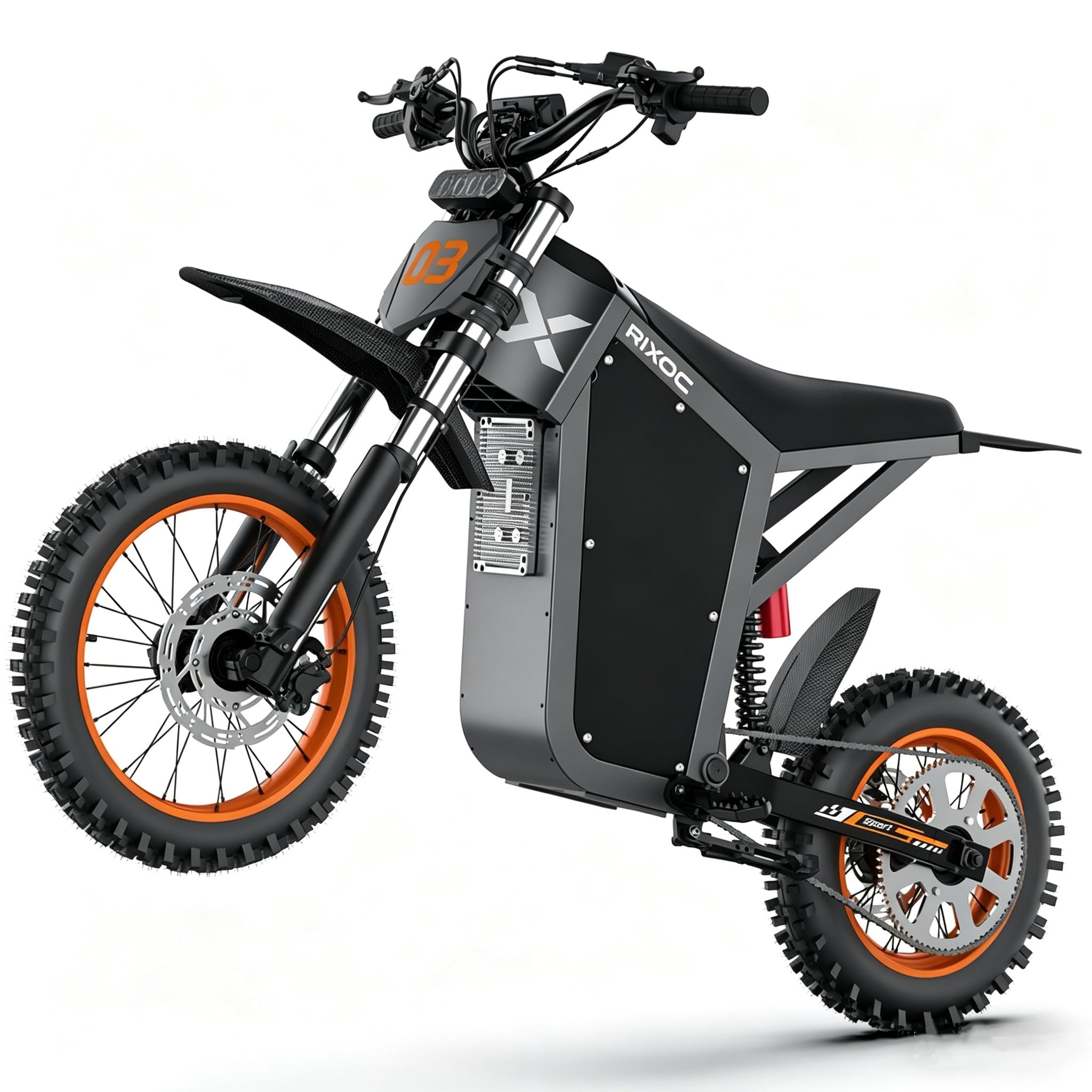Amazon.com: RIXOC GT16 EBike Electric Dirt Bike, 3000W Mid-Drive