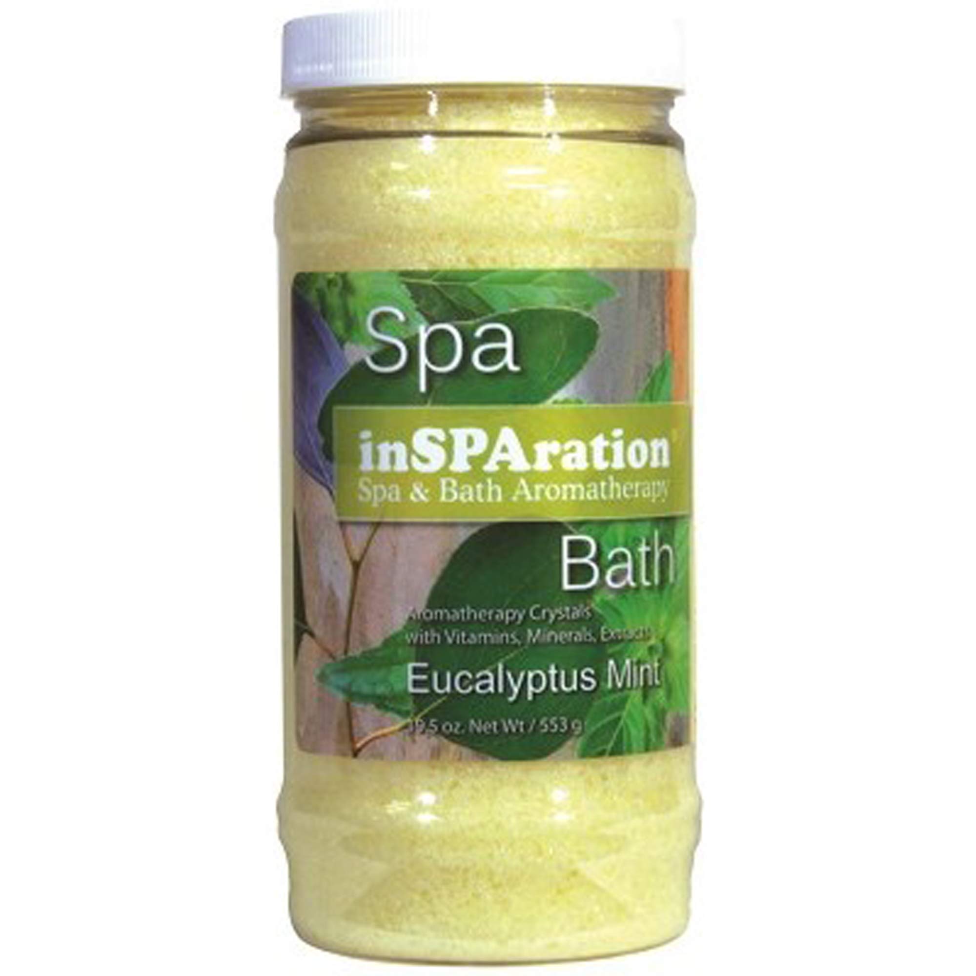 inSPArationSpa & Bath Aromatherapy Crystals Fragrance 19.5oz / 553g Hot tub - Eucalyptus Mint