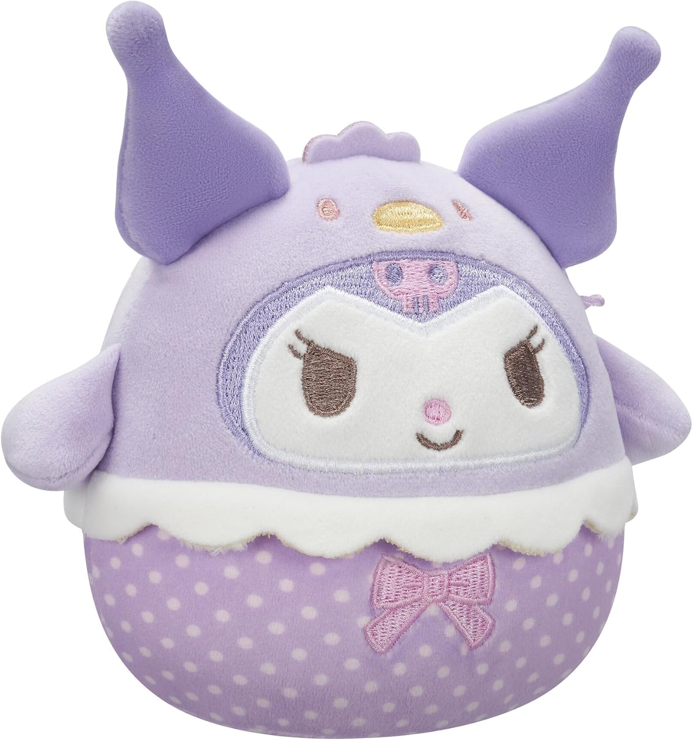 Squishmallows 2025 Original 8-Inch Easter Hello Kitty Squad Plush - Collectible Soft & Squishy Mini Stuffed Animal Toy - Add to Your Squad - Gift for Kids, Girls & Boys (Kuromi Easter Chick)