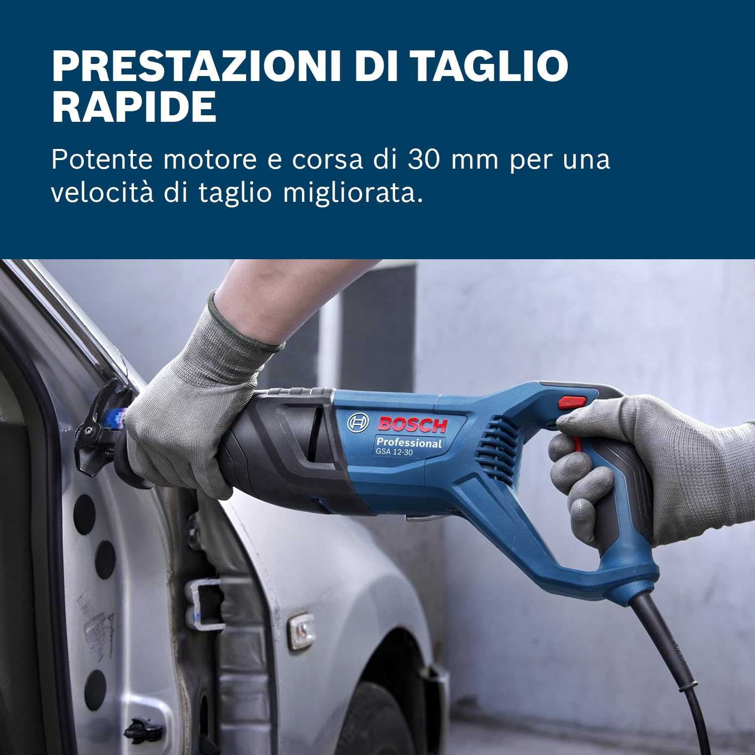 Bosch Professional Sega universale GSA 12-30 (incl. valigetta)
