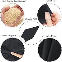 Vista 5 de Jkopsnr 100 hojas de papel de seda negro de 20 x 14 pulgadas, papel de seda para bolsas de regalo, papel de seda a granel para manualidades