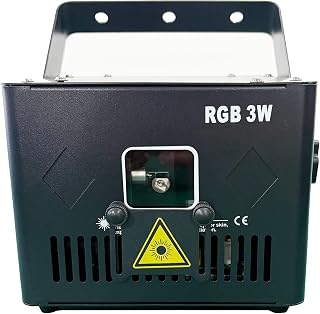 3W RGB Full Color 3D Animation Stage Effect Professional Light Show with APP/DMX Control DJ Disco Stage Lights for Party Wedding Event Birthday Club Indoor Bar Dance Karaoke Halloween Christmas