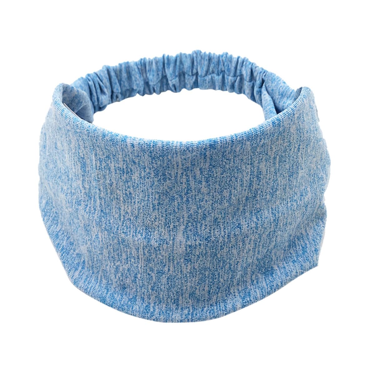 DOITOOL 6pcs Women Broadside Headband for Yoga and Running, One Size Cloth