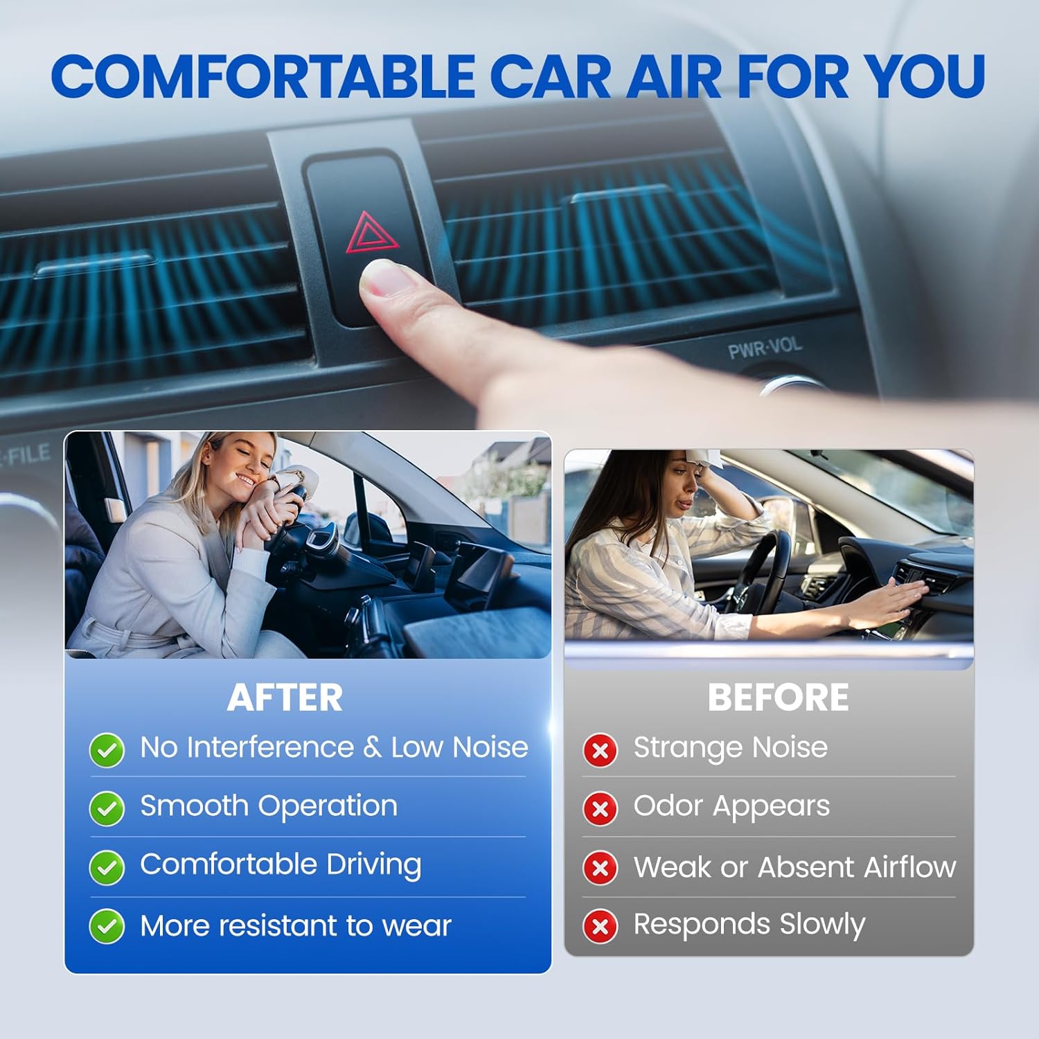 HVAC Blower Motor 700254 Compatible with Volvo V70 XC70 S80 XC60 S60, PM4100, PM4034, BM4034C, 312915168 A/C Blower Motor Assembly