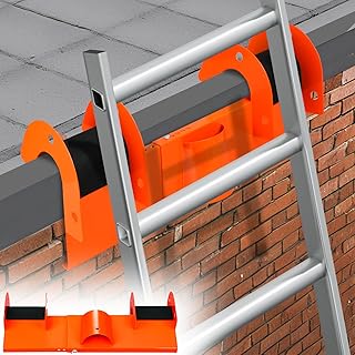 Ladder Stabilizer for Gutter Ladder Helper Adjustable Heavy Duty Steel Non Slip, Guard Your Roof During Painting and Access Width Range Standoff for Gutters and Roof Safety Protection