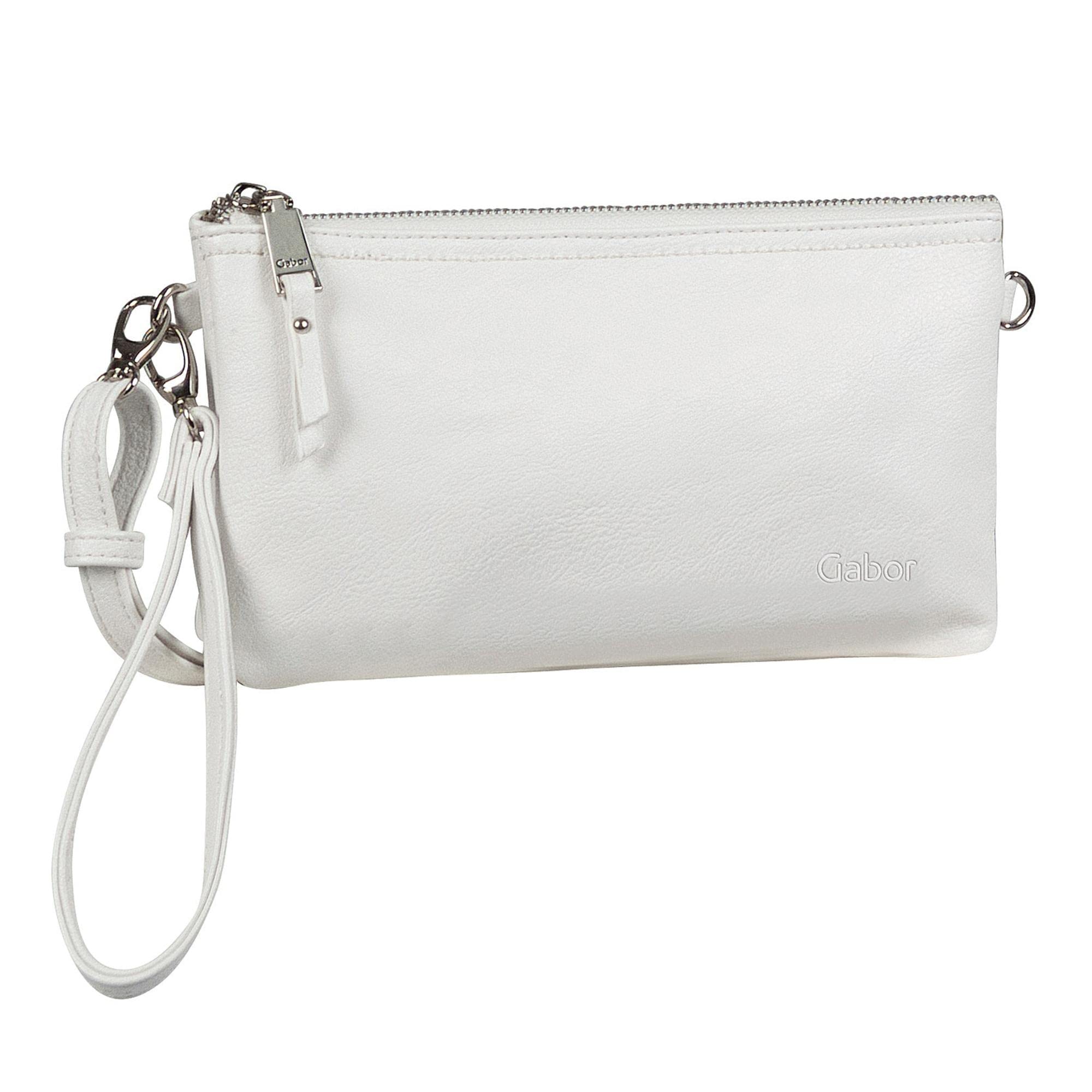 Gabor bags Emmy Damen Abendtasche Clutch Klein Weiß