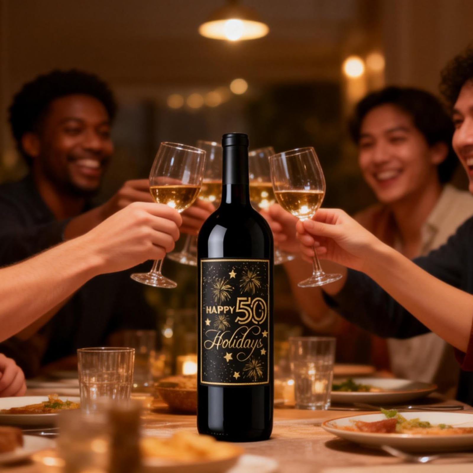 50 pezzi grazie per celebrare con noi etichette etichette regalo di