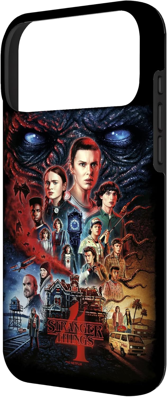 Stranger Things 4 Character Collage Poster Case for iPhone 17 Pro Max