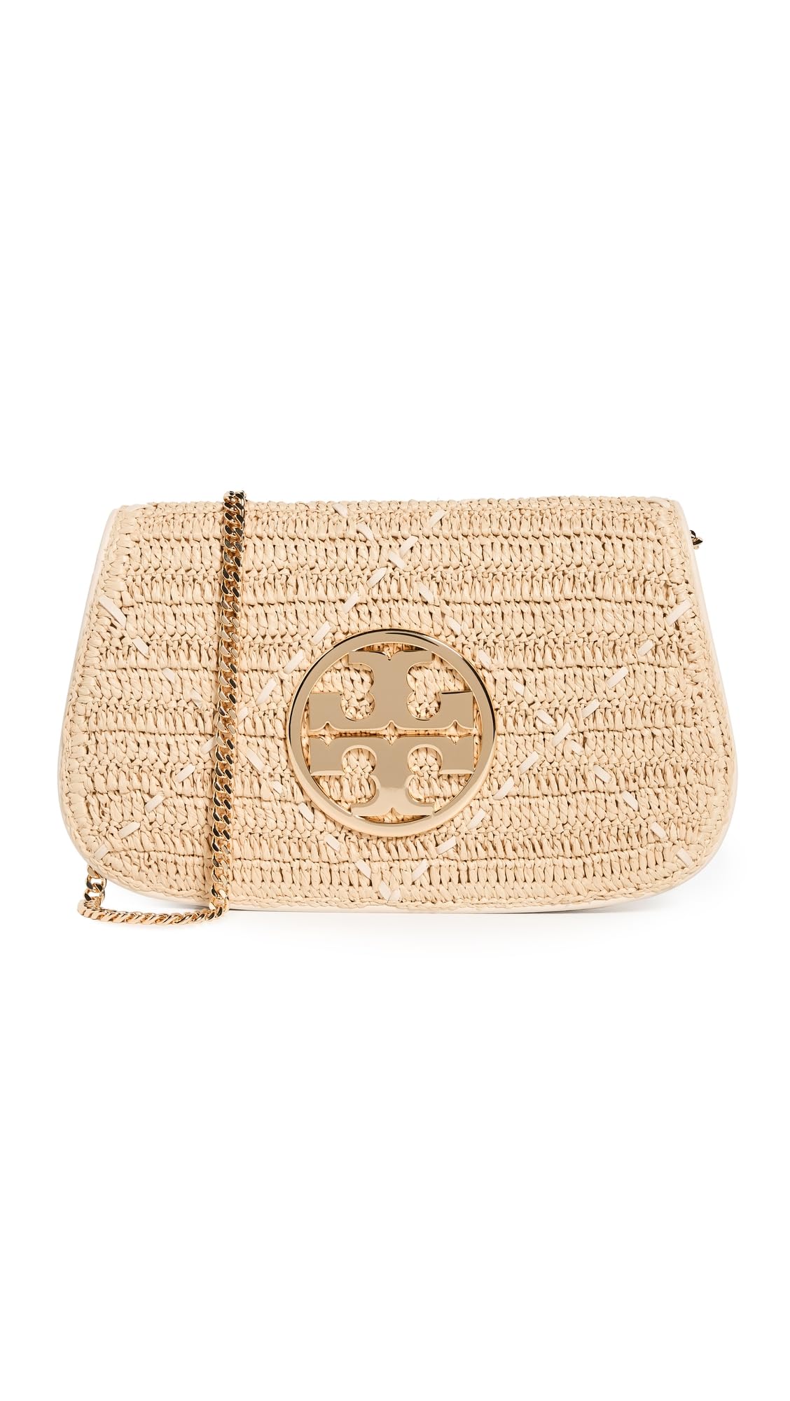 Tory Burch Women's Reva Raffia Clutch