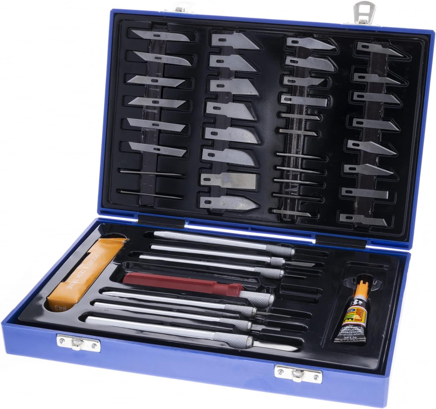 52pc Deluxe Utility Knife Complete Hobby/Modeling/Scrapbooking Set
