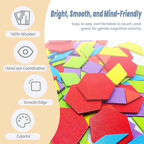 Miniatura 5 de Actividades de demencia para personas mayores, juego de memoria de rompecabezas de madera para ancianos, productos de Alzheimer para ancianos,