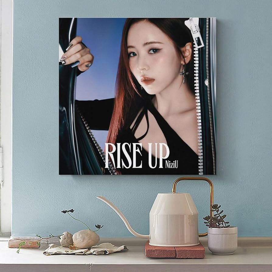 NiziU RISE UP 1st EP 全員サイン入りポスター 楽天市場】NiziU応援店特典：告知ポスター（B2サイズ）付き