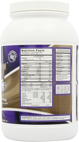 Miniatura 10 de Syntrax Nutrition Micelar Creme Proteína en polvo, Fresco, Caseína Micelar Nativa, Batido de Vainilla, 2 libras