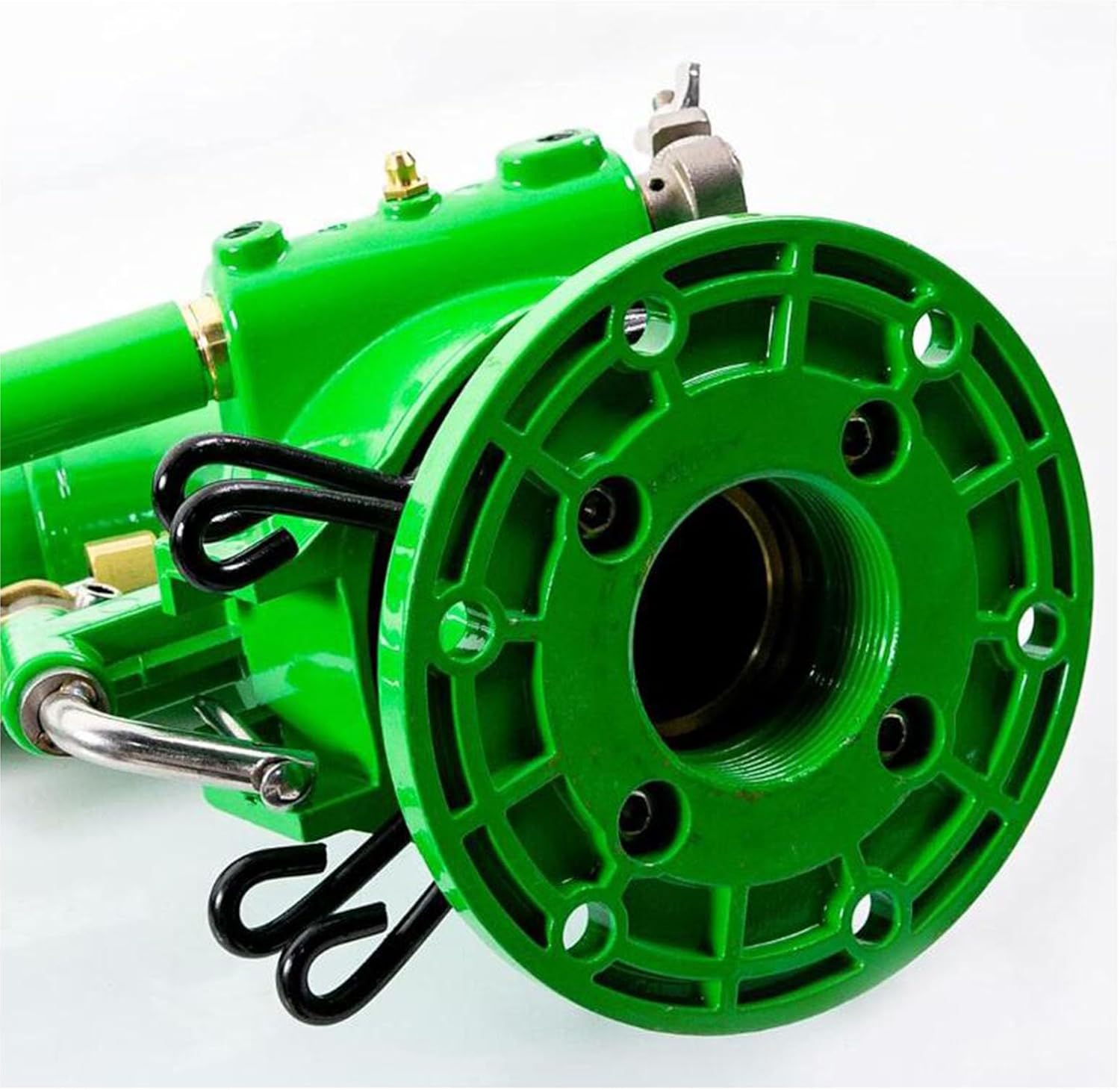 Impact Type Sprinkler Head, 2-Inch Farm Irrigation Spray Gun, 360 ° Large-Area Water Spray, with Pressure Gauge, Used for Irrigation of Farm Lawns and Gardens