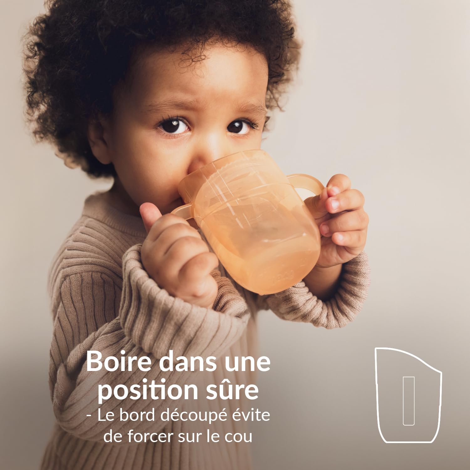 Difrax LOVI Genius Tasse d’Apprentissage Bébé – 150 ml – Débit Lent – Pour Apprendre à Boire – Utilisable dès 6 Mois – Vert