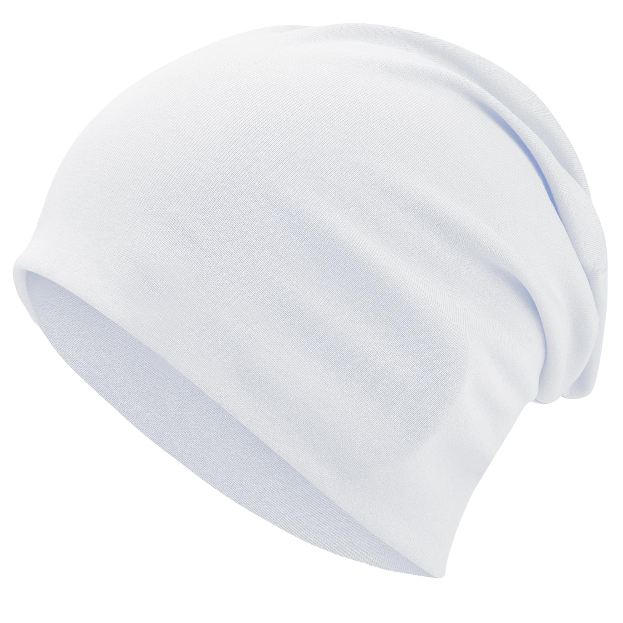 ROYBENS 100% Cotton T-Shirt Beanie for Women Men Slouchy Beanies Soft Hipster Daily Hat Lightweight Skull Cap — view 10