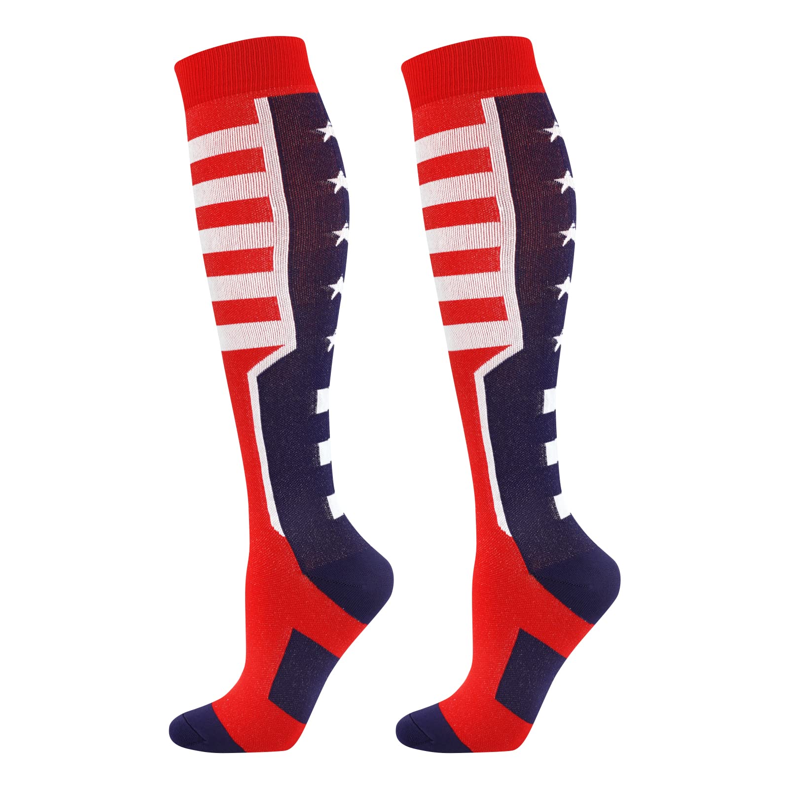 Junely Compression Socks for Women Knee High Socks Funny