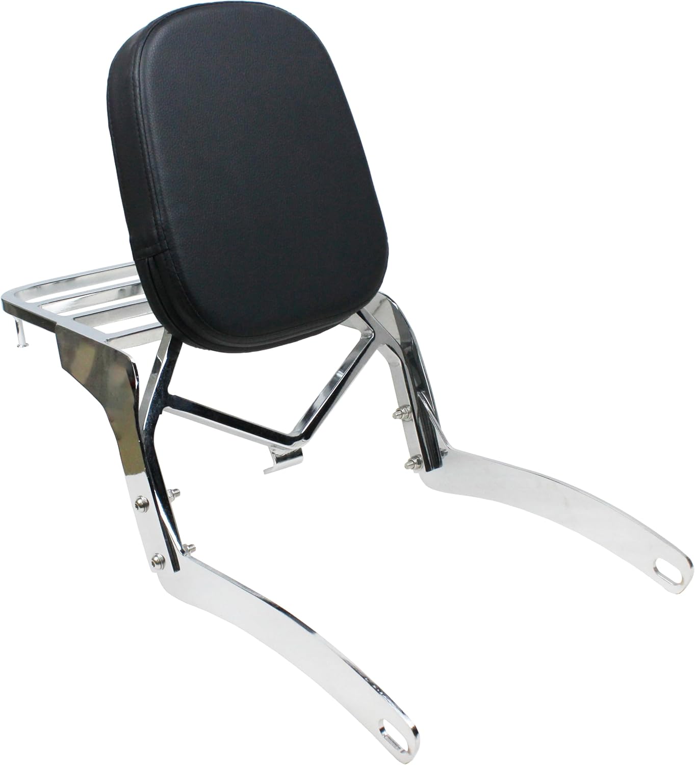YHMOTO Rear Backrest Sissy Bar with Luggage Rack for Yamaha XV250 XV125 Virago 250 Virago 125