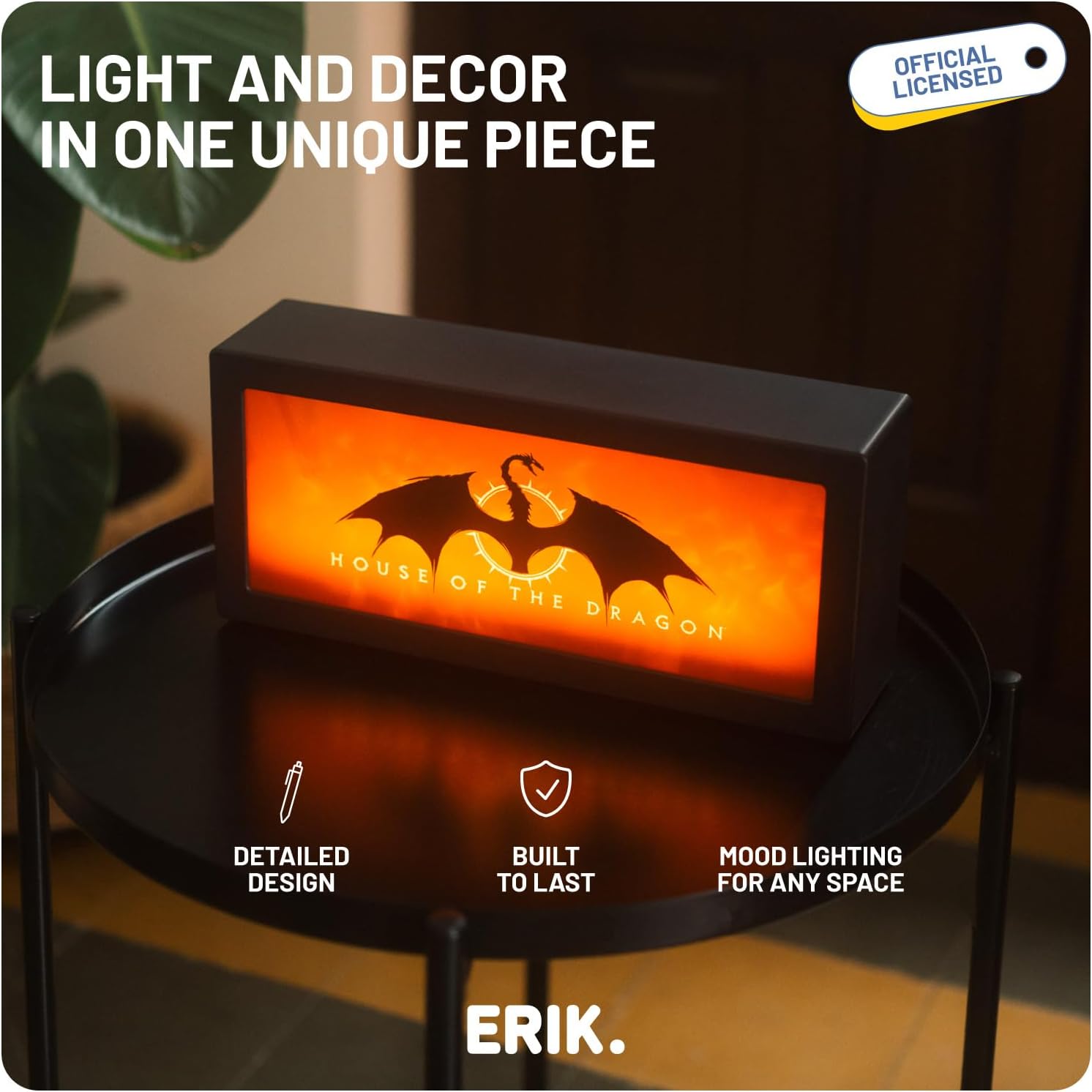 Grupo Erik - Decorative Lamp House of the Dragon | Game of Thrones Lamp, Geek Lamp