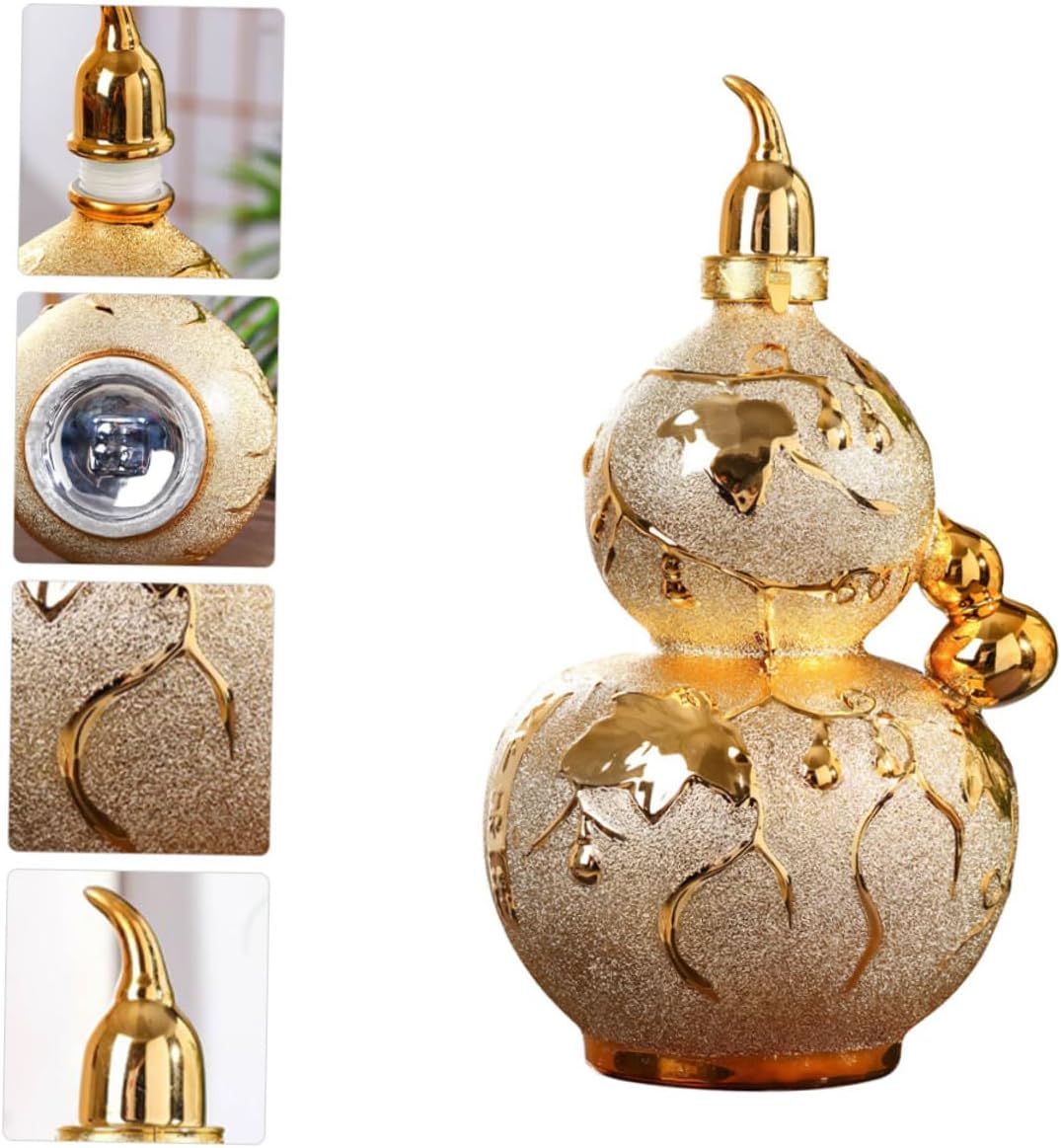 IMIKEYA Gourd Shape Wine Kettle Large Capacity Ceramic Drink Container Home Liquor Holder Lid