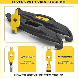 Ultraverse Bike Inner Tube for 700x28-32c, 28 inch Bicycle Wheel Sizes with 48mm Presta Valve - Butyl Rubber Tubes for Road and Gravel Bikes - 2 Pack with 2 tire levers Included