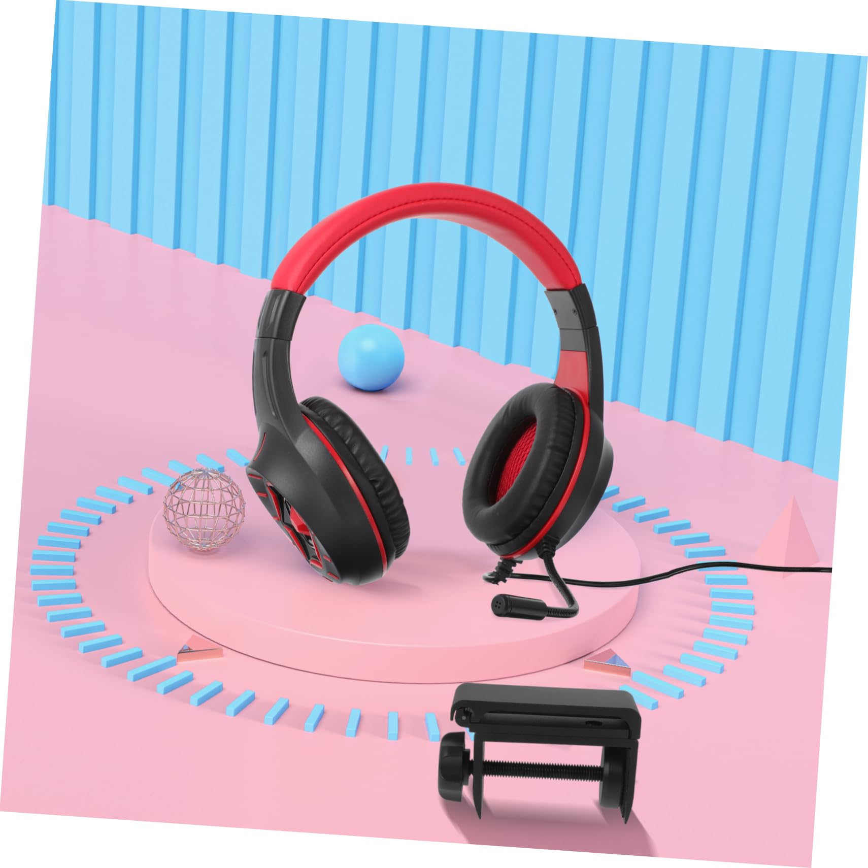 Hemobllo 3piezas Soporte para Auriculares Plegable De Escritorio Soporte para Auriculares Organizador De Espacio Sin Perforación para Oficina y Gaming