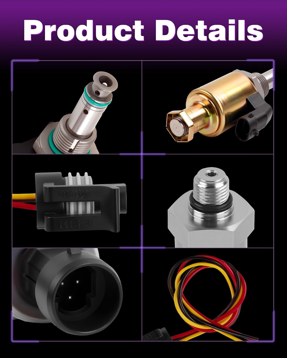 New Upgrade 7.3L IPR Valve & ICP Sensor Kit for 1995-2003 F250 F350 F450 F550 E350 E450 E550 V8 Diesel, Replaces # F81Z9C968AA F81Z9C968AB AP63402