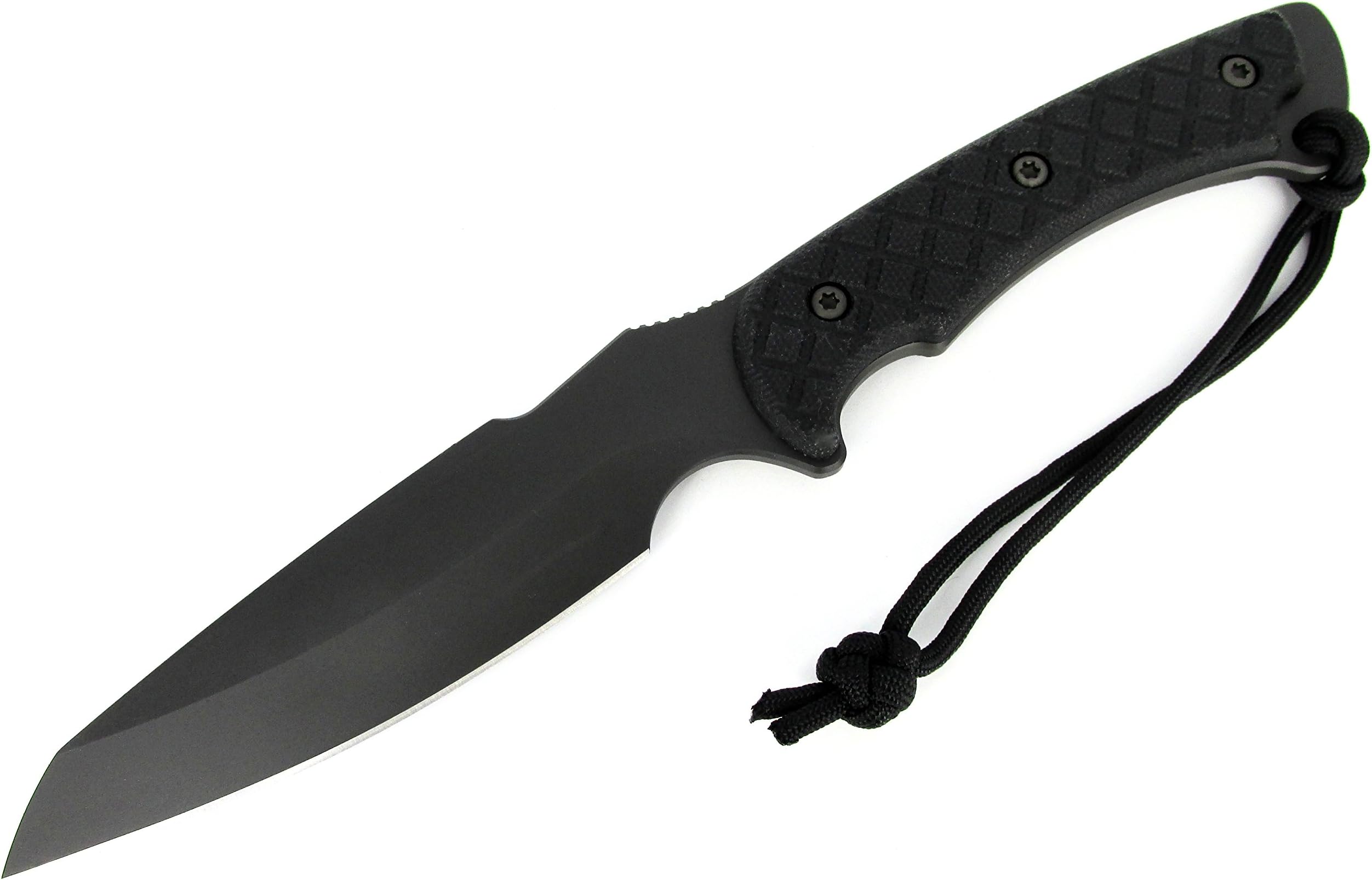 Spartan Blades Hybris Combat/Utility Fixed Blade Knife Black Blade Black Kydex Sheath
