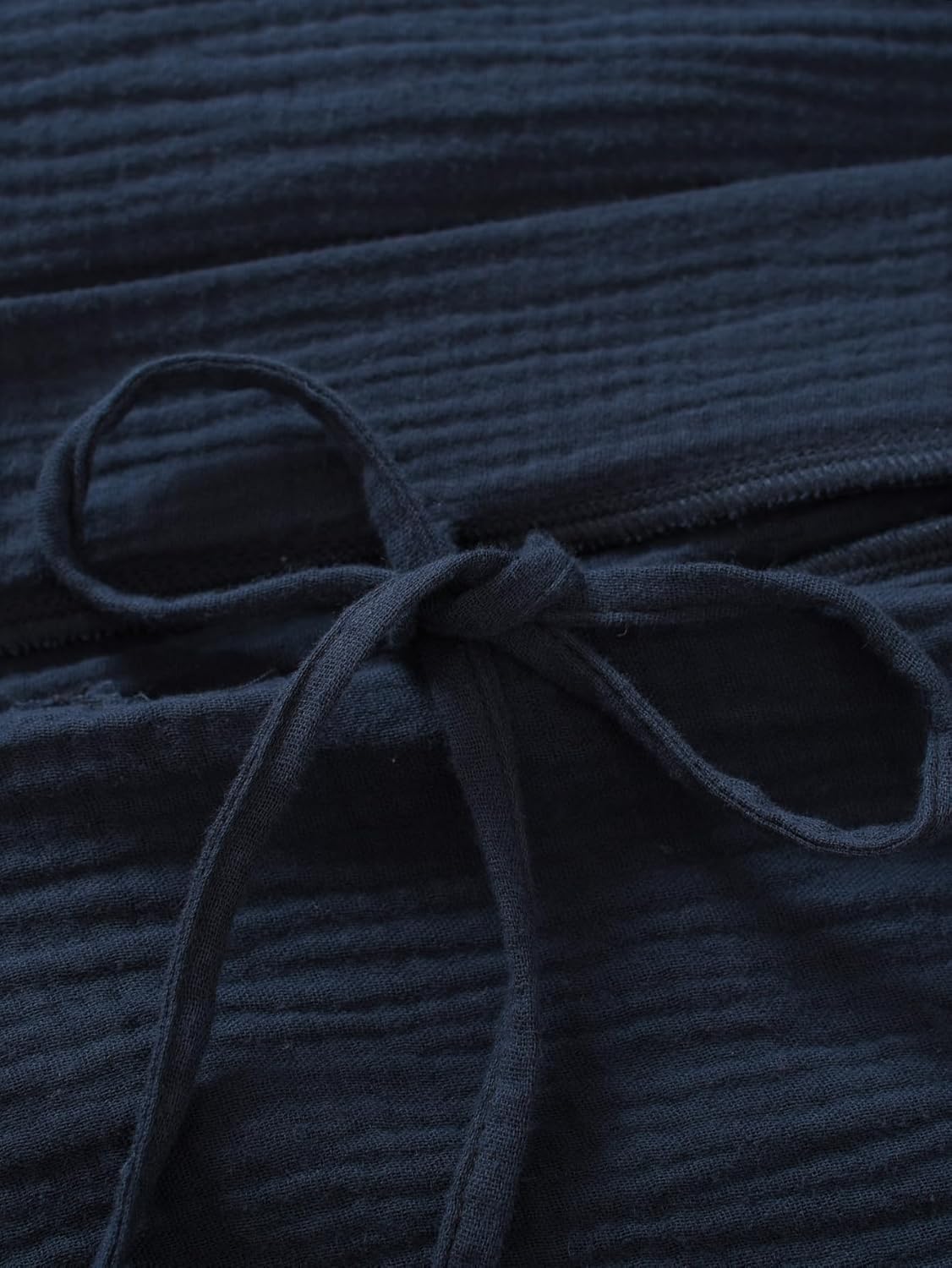 Latuza Men's Cotton Gauze Robe Lightweight Bathrobe with Pockets