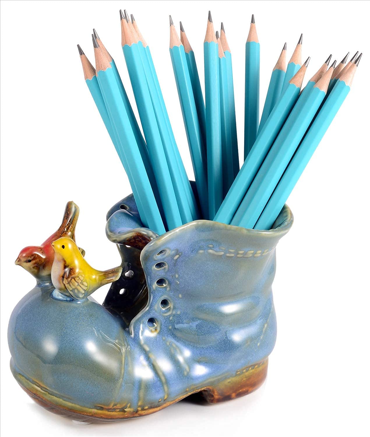 Pen Holder for Desk Cute Kangwiedar Cute Desk Accessories, Pencil