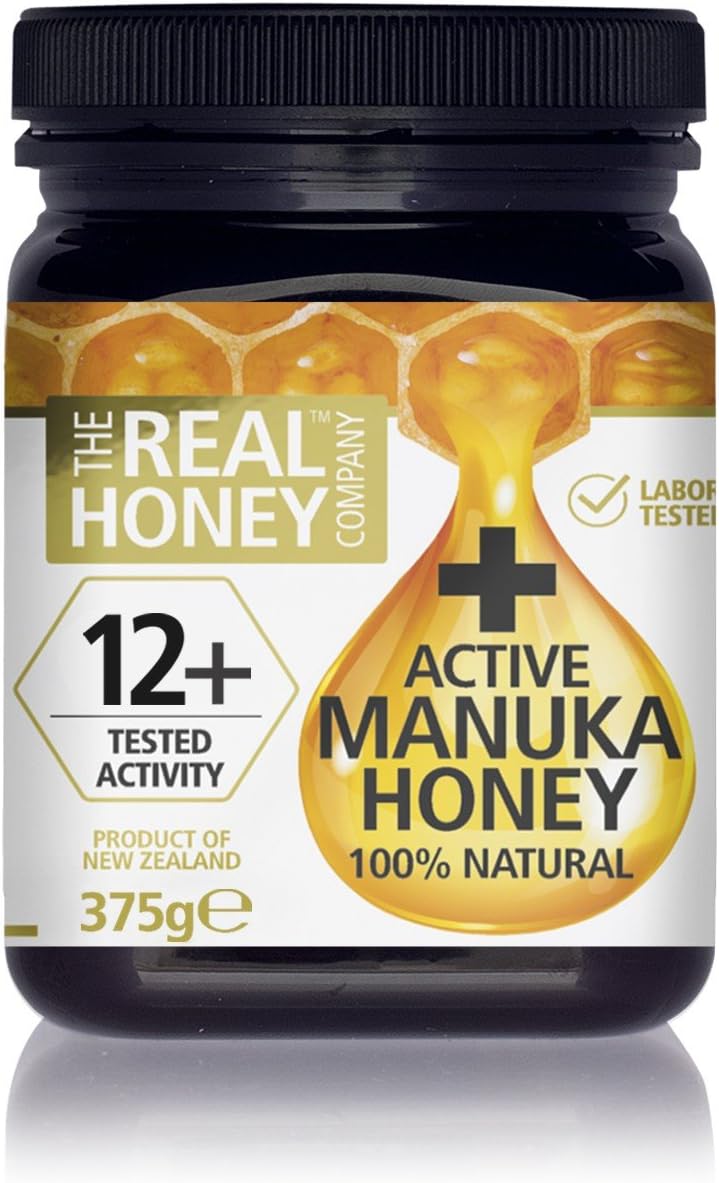 REAL HONEY Manuka Honey 12+, 375g (Pack of 1)