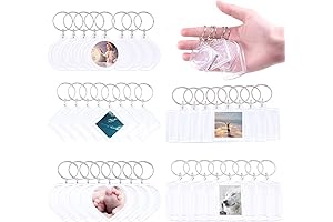 Swpeet 40Pcs Picture Frame Keychain, Make Your Memories Totes Adorable