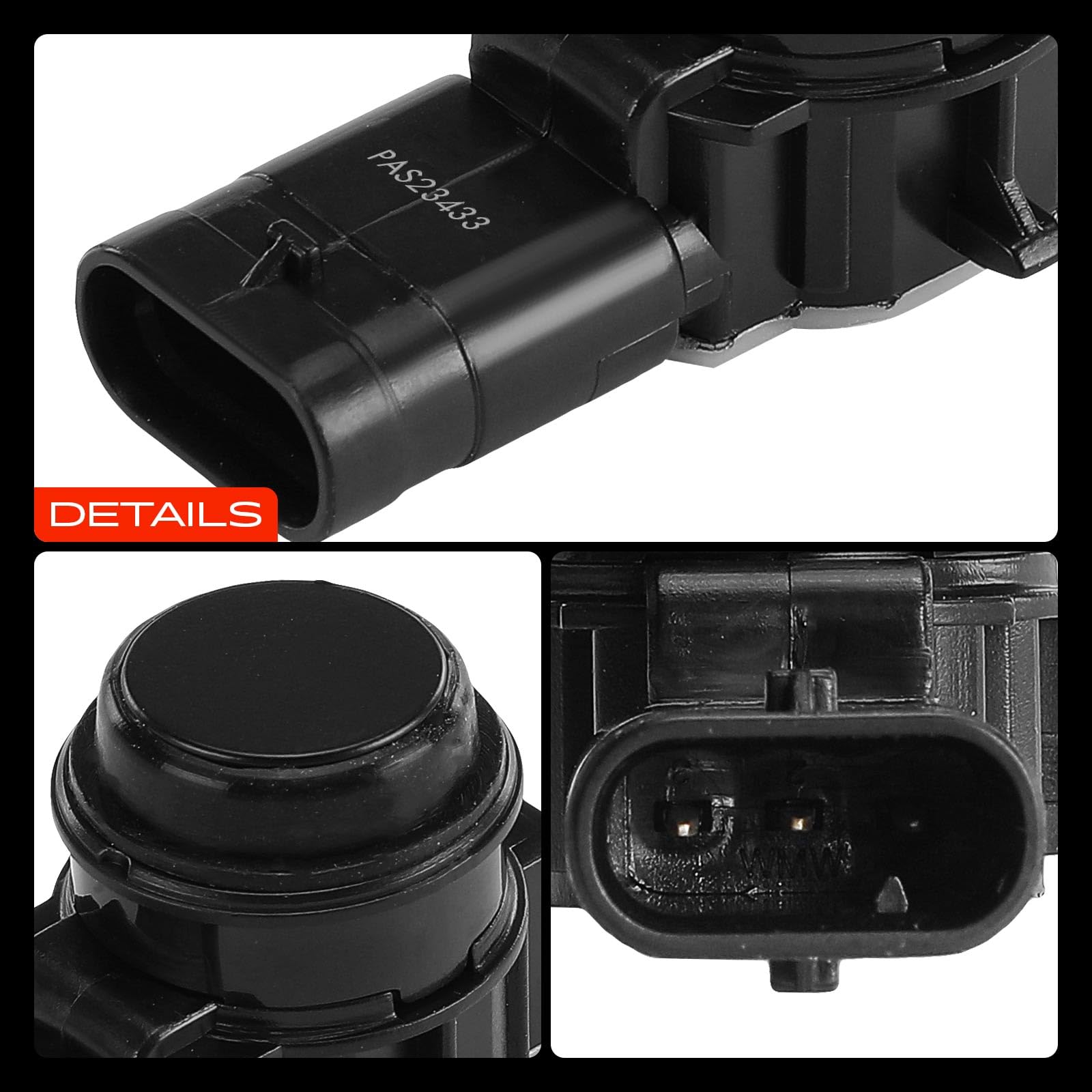 Frankberg 4x Sensore di Parcheggio PDC Anteriore Posteriore Compatibile con Compass M6 M7 MP MV 2.0L 2016-2025 Renegade SUV B1 BU BV 2.0L 2015-2025 Replace# 52112205AA