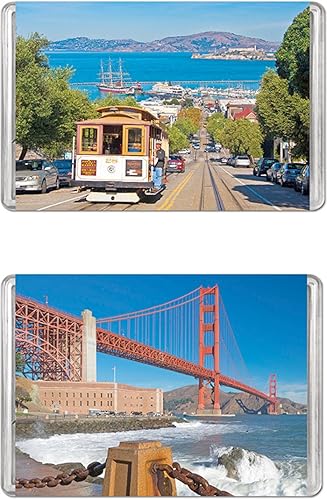 Rompecabezas - Paquete de 2 Mini Puzzles - San Francisco y Golden Gate Bridge