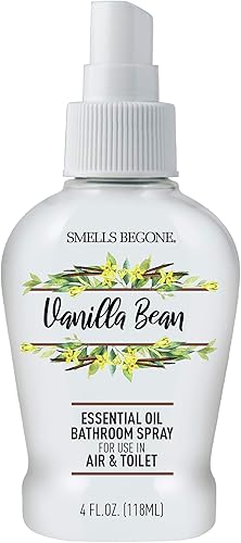 Miniatura 5 de SMELLS BEGONE Ambientador de aceite esencial en espray para baño, elimina los olores del baño y el inodoro, fabricado con aceites esenciales, aroma