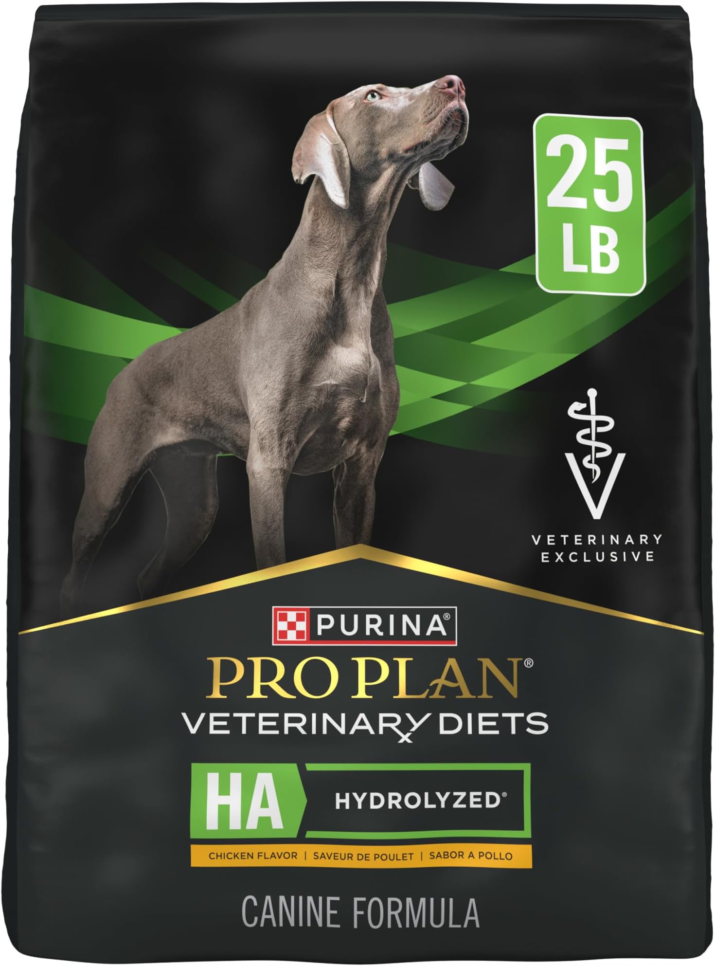 Purina Pro Plan Veterinary Diets HA Hydrolyzed Chicken Flavor Canine Formula Dry Dog Food - 25 lb. bag